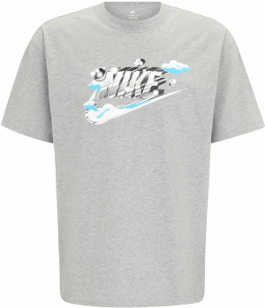 Nike Sportswear Tričko  vodová / tmavosivá / sivá melírovaná / biela