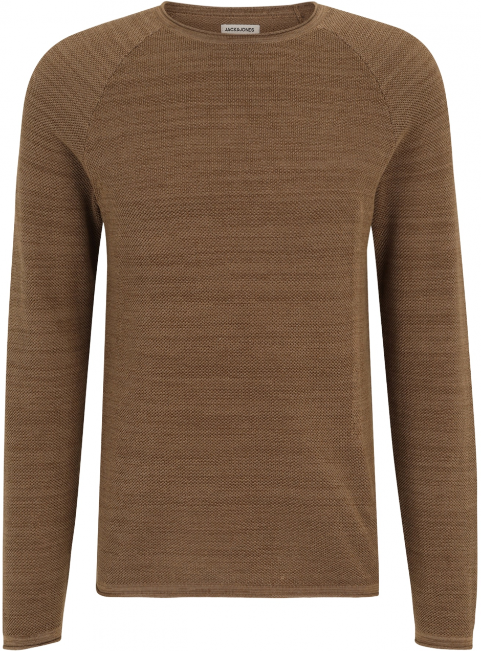 JACK & JONES Sveter 'JWHHILL'  svetlohnedá