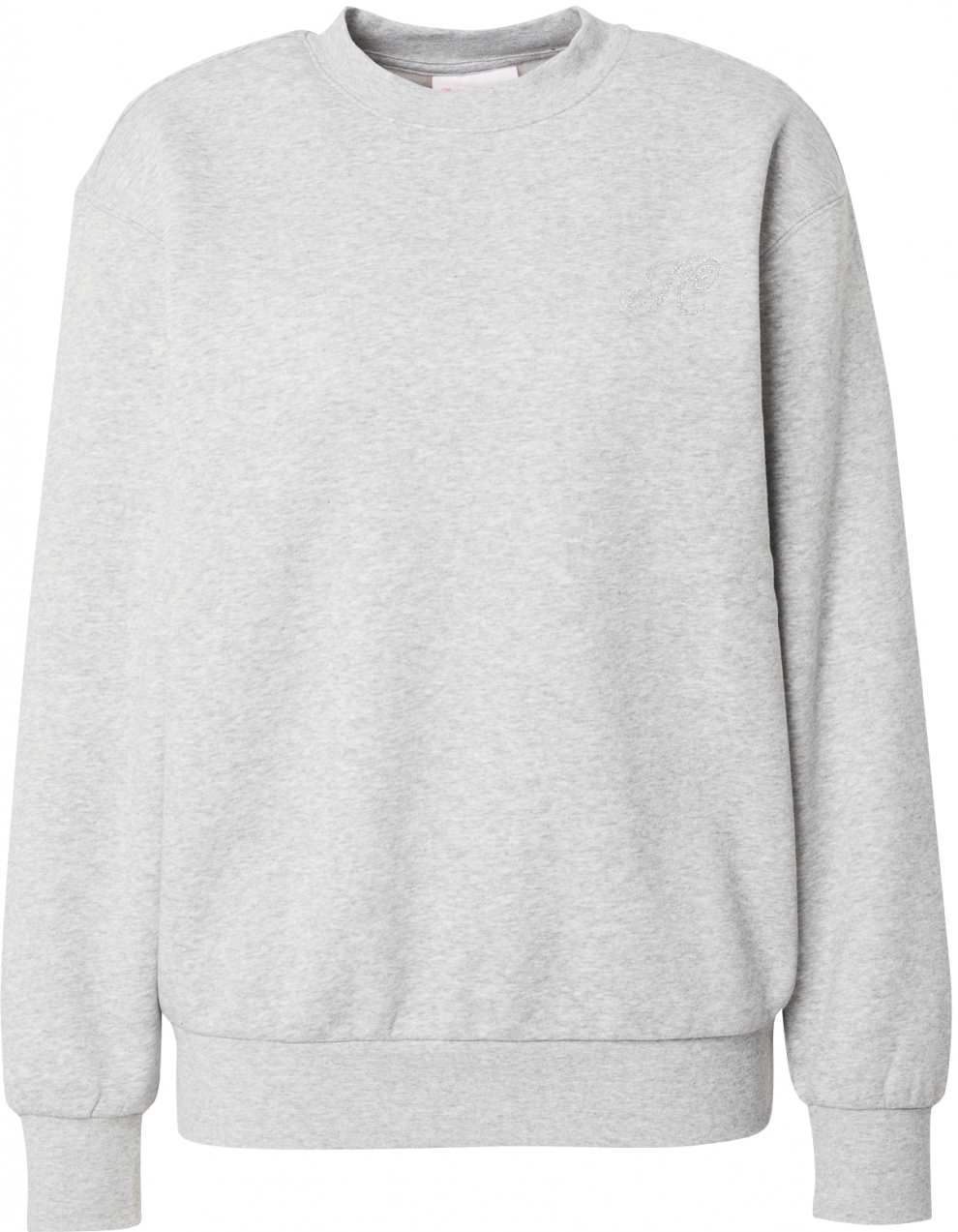 Juicy Couture Mikina 'Dach Brooke'  sivá melírovaná / strieborná