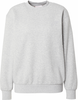 Juicy Couture Mikina 'Dach Brooke'  sivá melírovaná / strieborná