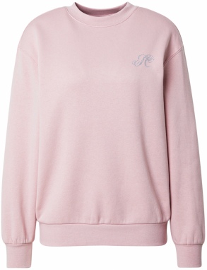 Juicy Couture Mikina 'DACH BROOKE'  ružová / strieborná