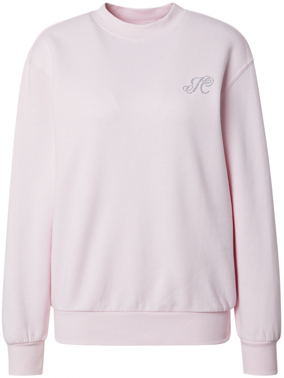 Juicy Couture Mikina 'Dach Brooke'  pastelovo ružová / strieborná