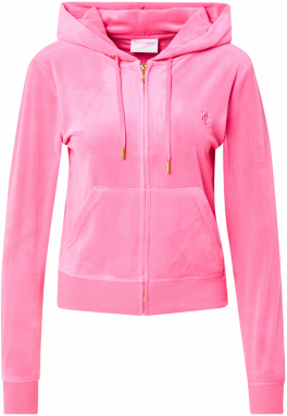 Juicy Couture Tepláková bunda 'Dach Addison'  ružová