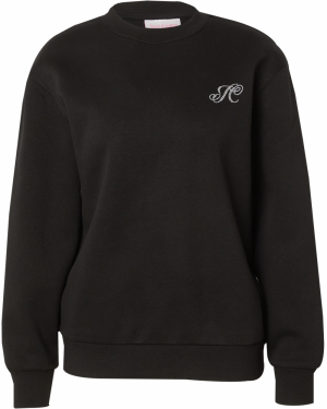 Juicy Couture Mikina 'Dach Brooke'  čierna / strieborná