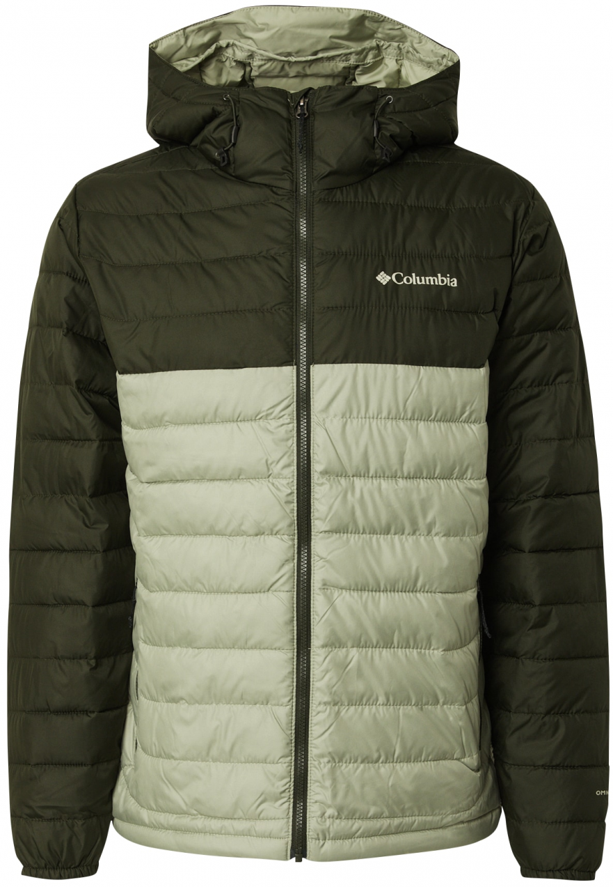 COLUMBIA Outdoorová bunda 'Powder Lite II'  mätová / tmavozelená