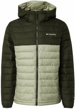 COLUMBIA Outdoorová bunda 'Powder Lite II'  mätová / tmavozelená