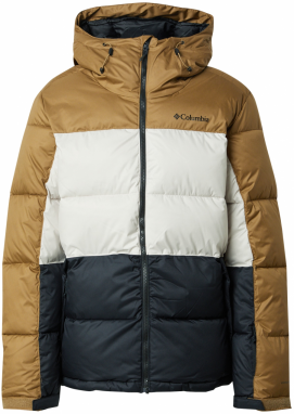 COLUMBIA Outdoorová bunda  hnedá / čierna / biela