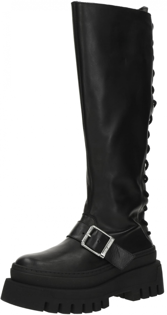 STEVE MADDEN Šnurovacie čižmy 'Chez'  čierna