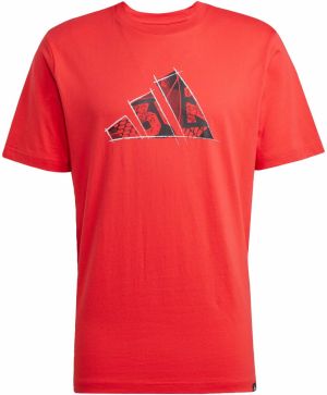 ADIDAS SPORTSWEAR Funkčné tričko  námornícka modrá / červená / biela