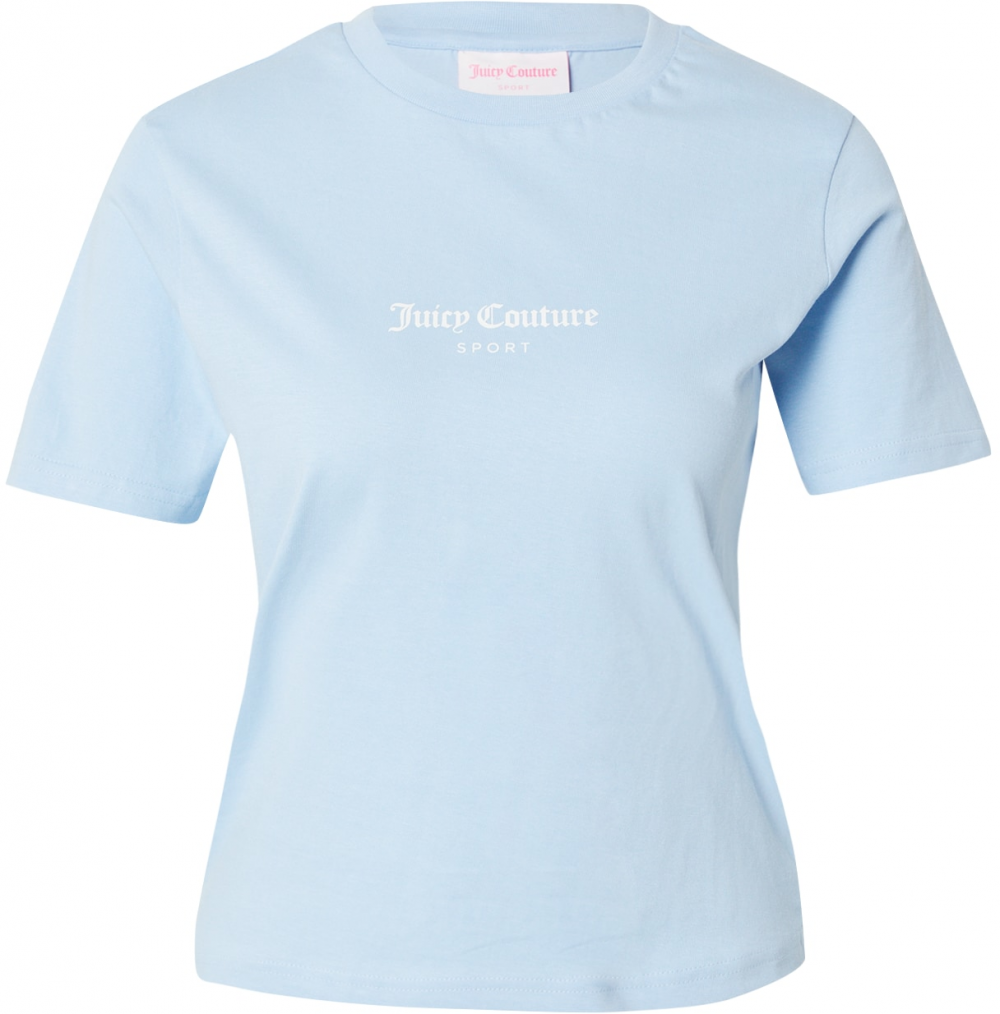 Juicy Couture Tričko 'The Tennis'  svetlomodrá / biela