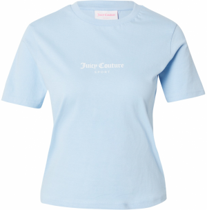 Juicy Couture Tričko 'The Tennis'  svetlomodrá / biela