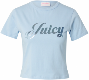 Juicy Couture Tričko  svetlomodrá / strieborná