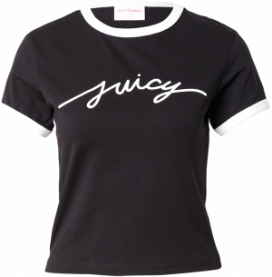 Juicy Couture Tričko  čierna / biela