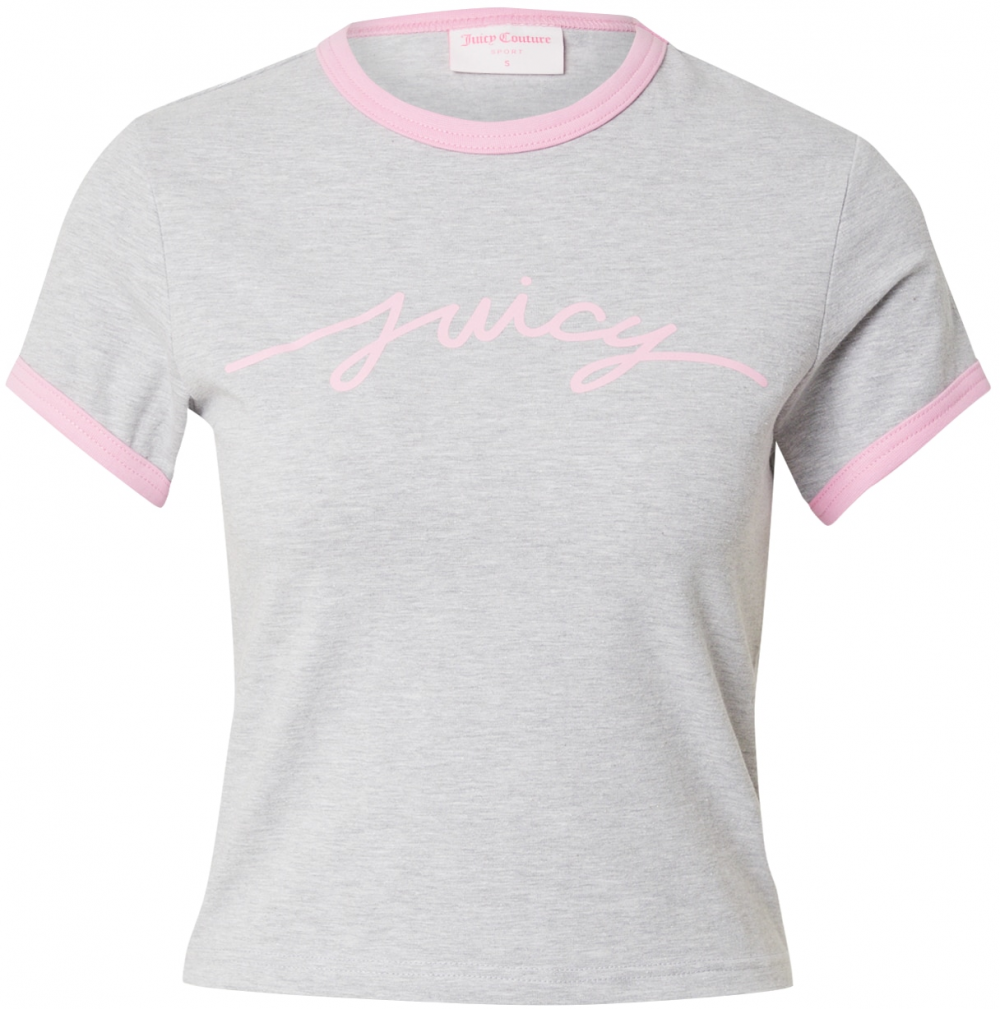 Juicy Couture Tričko  sivá / ružová