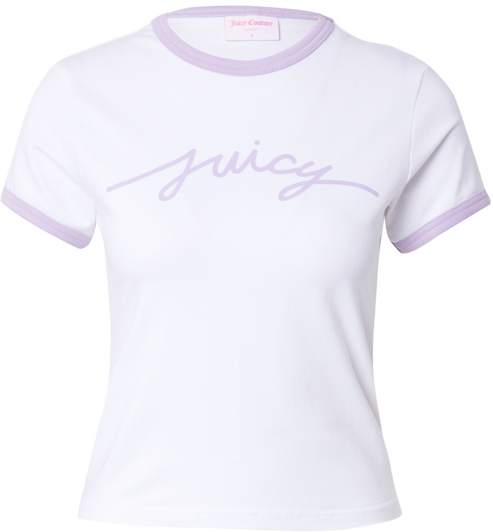 Juicy Couture Tričko  levanduľová / biela