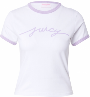Juicy Couture Tričko  levanduľová / biela