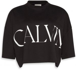 Calvin Klein Jeans Tričko  čierna / biela
