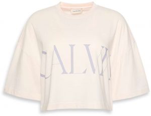 Calvin Klein Jeans Tričko  sivá / rosé