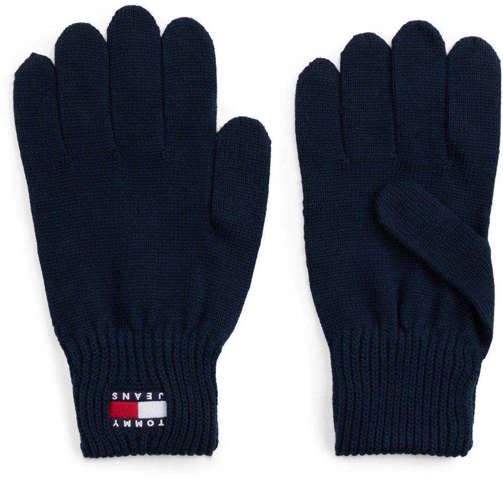 Tommy Jeans Prstové rukavice 'HERITAGE'  námornícka modrá / červená / biela