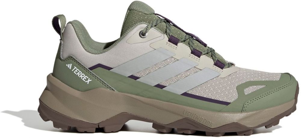 ADIDAS TERREX Poltopánky 'SKYCHASER AX5'  sivobéžová / kaki / čierna / biela