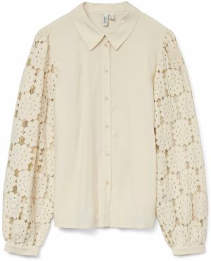 VERO MODA Blúzka 'VMFABENA'  krémová
