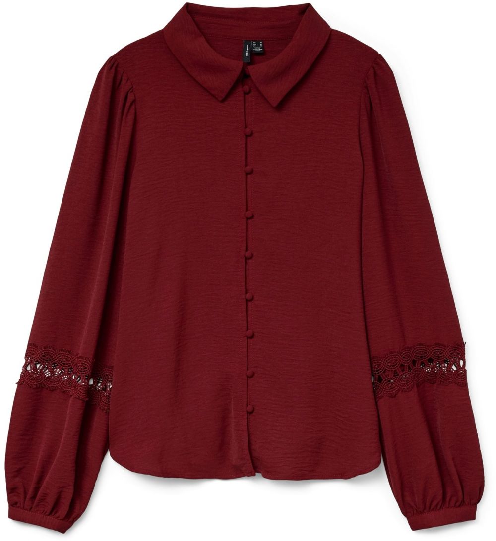VERO MODA Blúzka 'VMALVA'  hrdzavohnedá