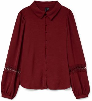 VERO MODA Blúzka 'VMALVA'  hrdzavohnedá