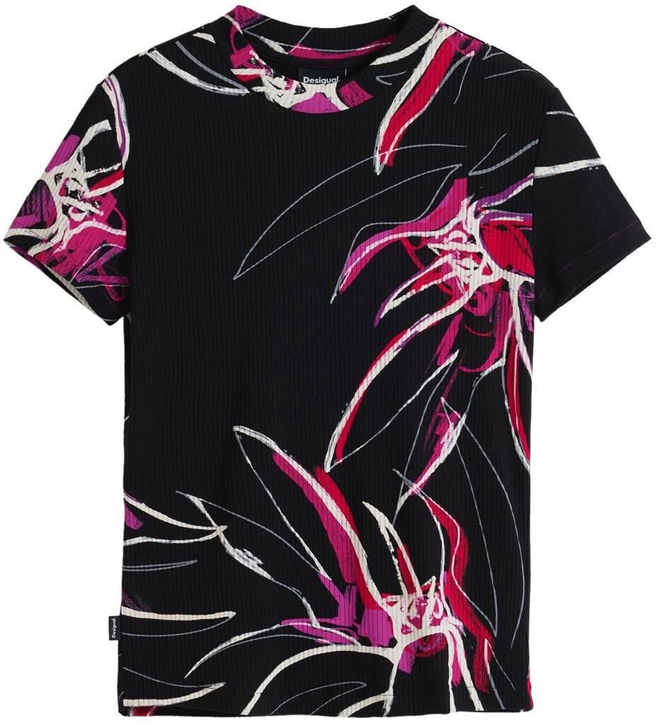 Desigual Tričko  zmiešané farby / čierna
