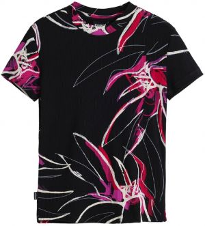 Desigual Tričko  zmiešané farby / čierna