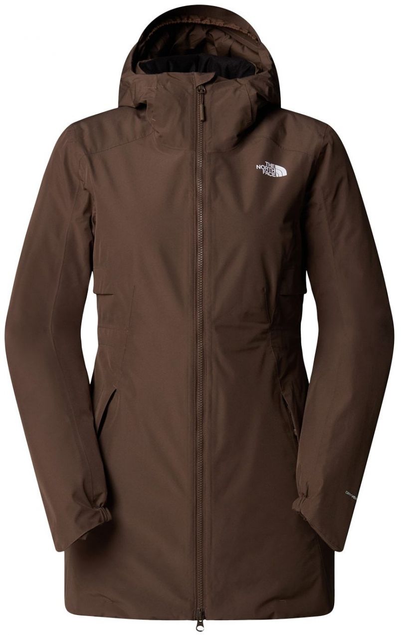 THE NORTH FACE Outdoorová bunda 'Hikesteller'  hnedá / biela