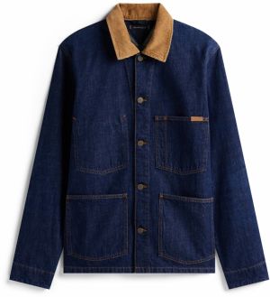 TOMMY HILFIGER Prechodná bunda  modrá denim / hnedá