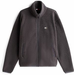 Tommy Jeans Flisová bunda  čierna