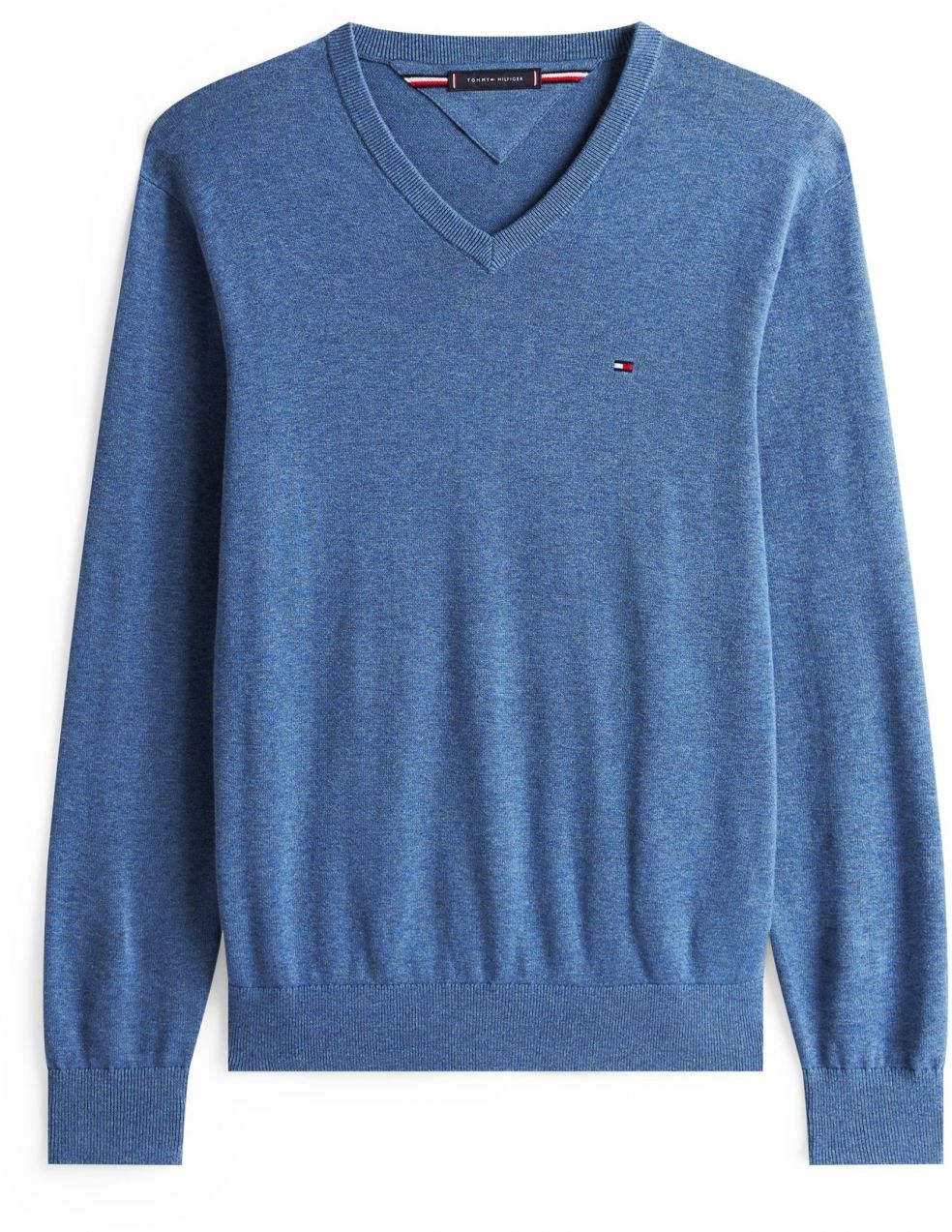 TOMMY HILFIGER Sveter 'ESSENTIAL'  modrá