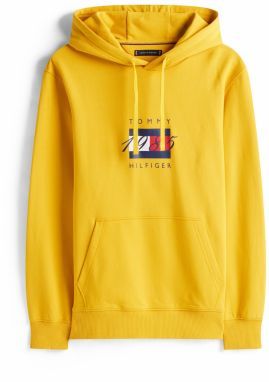 TOMMY HILFIGER Mikina  námornícka modrá / žltá / červená / biela