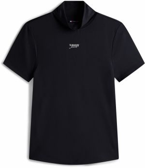 Tommy Jeans Tričko  čierna / strieborná