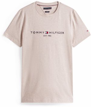 TOMMY HILFIGER Tričko  námornícka modrá / kapučíno / tmavočervená