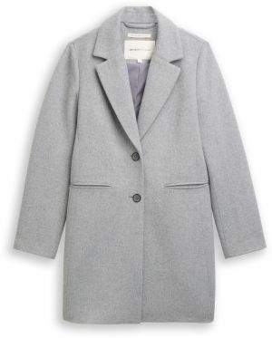 TOM TAILOR DENIM Prechodný kabát  svetlosivá