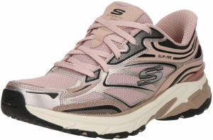SKECHERS Nízke tenisky 'STAMINA'  tmavosivá / ružová / čierna