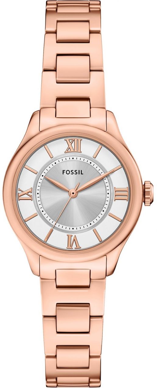 FOSSIL Analógové hodinky 'GILMORE'  ružové zlato / sivá / biela