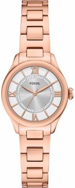 FOSSIL Analógové hodinky 'GILMORE'  ružové zlato / sivá / biela