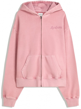 Bershka Tepláková bunda  purpurová / staroružová