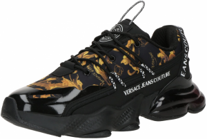 Versace Jeans Couture Nízke tenisky 'NOMO'  zlatá žltá / čierna / biela