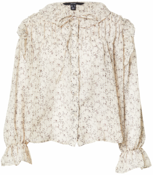 VERO MODA Blúzka 'VMPETRA'  béžová / sivá