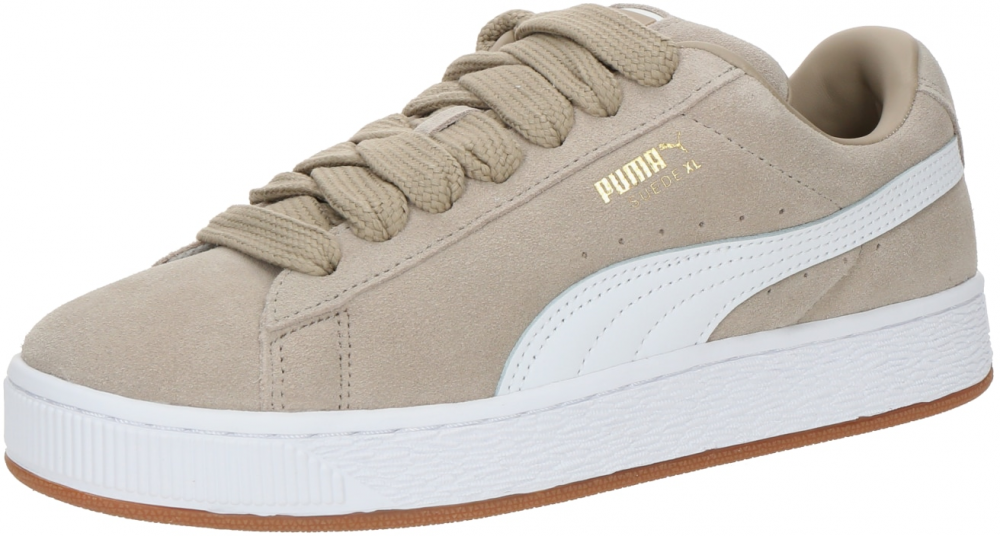 PUMA Tenisky 'Suede XL'  mokka / zlatá / biela