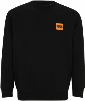 Jack & Jones Plus Mikina 'JJBRANDY'  čierna