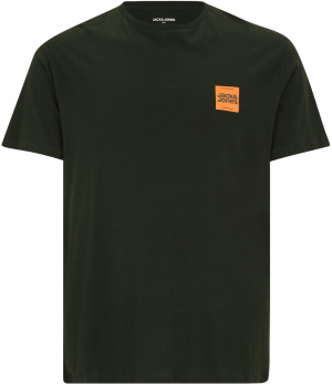 Jack & Jones Plus Tričko 'JJBRANDY'  jedľová