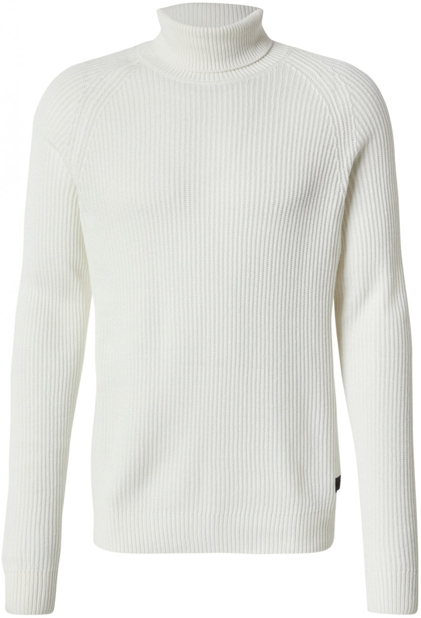 JACK & JONES Sveter 'JJPANNEL'  biela