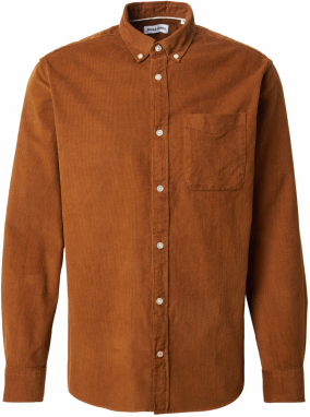 JACK & JONES Košeľa 'JJECLASSIC'  koňaková