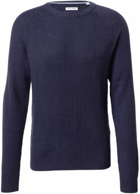 JACK & JONES Sveter  tmavomodrá