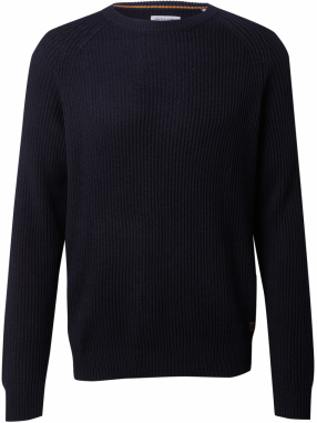 JACK & JONES Sveter 'JJPANNEL'  čierna
